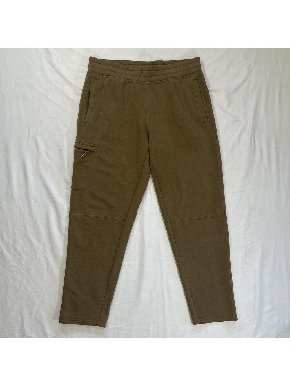 Weatherproof Vintage brown heavyweight fleece cargo sweatpants